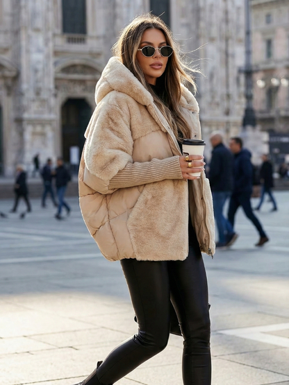 Doudoune femme à capuche – doublée