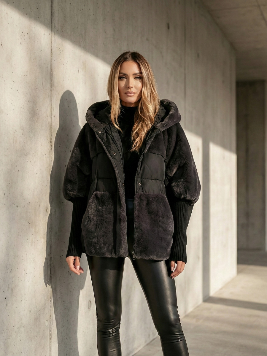 Doudoune femme à capuche – doublée