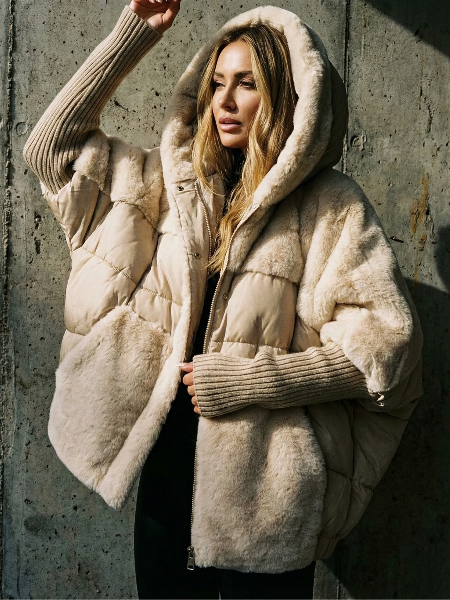 Doudoune femme à capuche – doublée